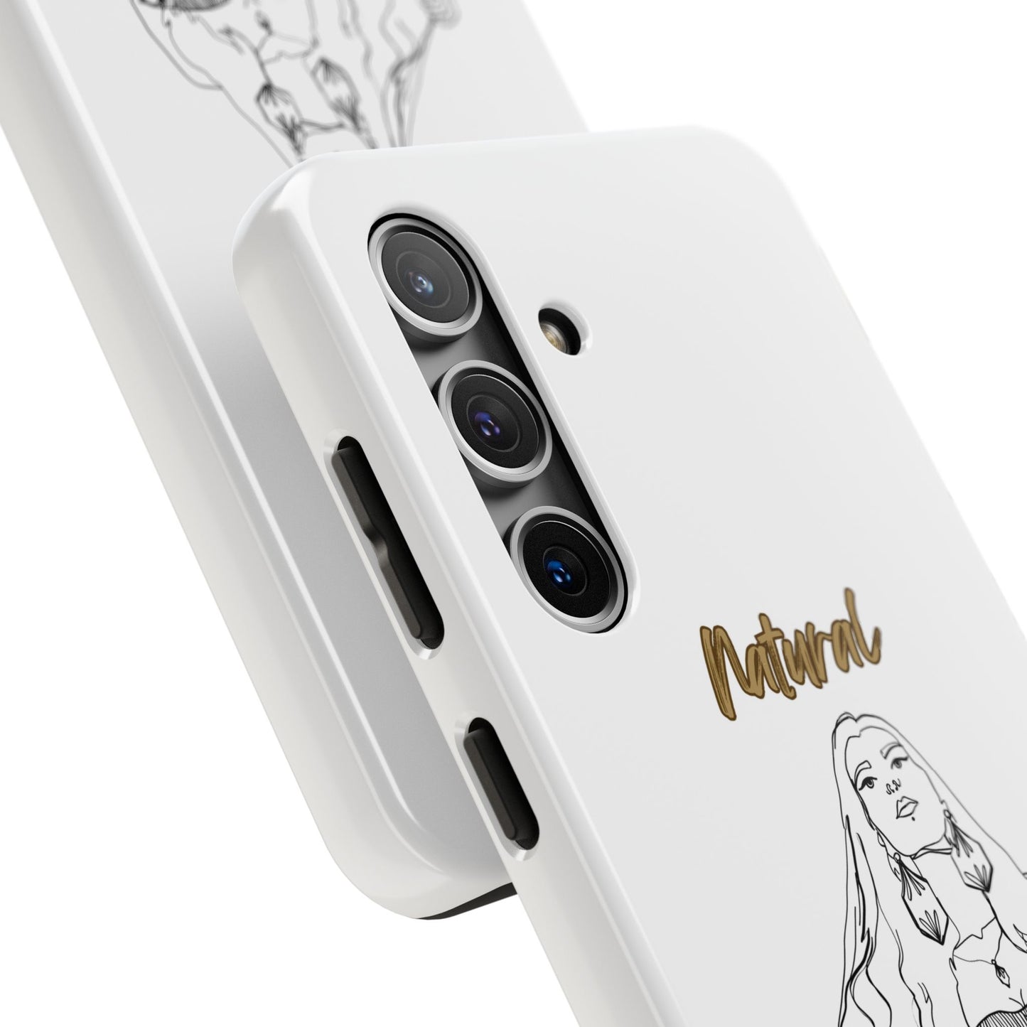 Natural Woman Thinking (BL)Tough Phone Cases WHITE