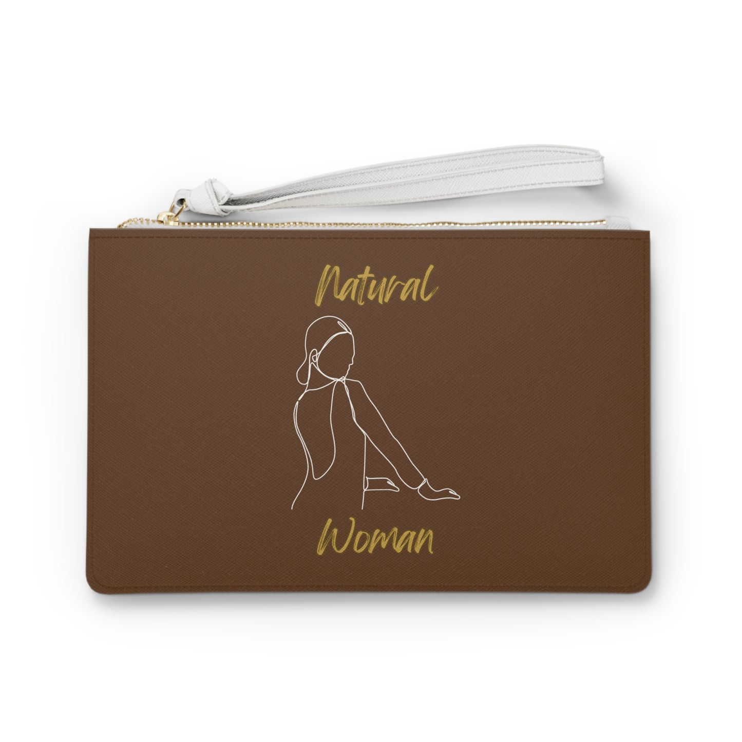 Natural Woman Hands Ready (WL) Clutch Bag BROWN