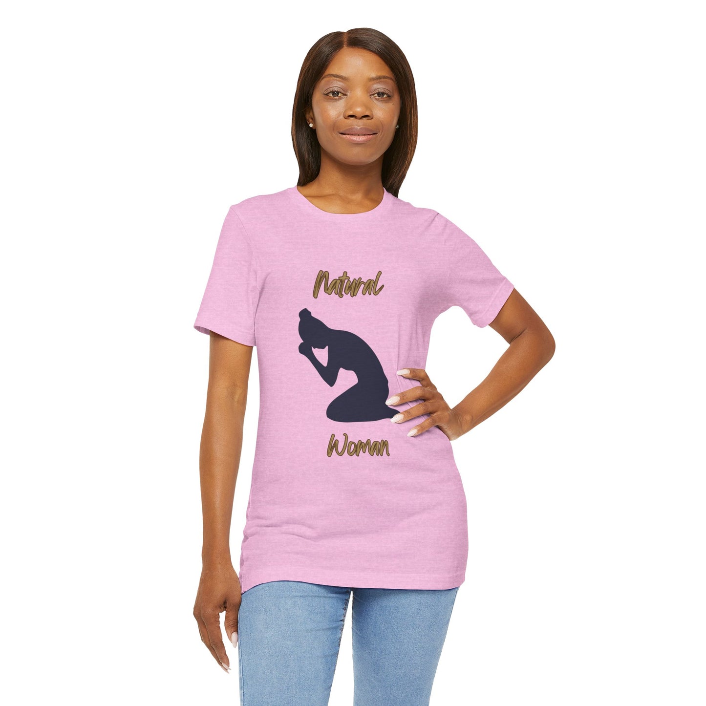 Natural Woman Pray (BL) Short Sleeve T-Shirt