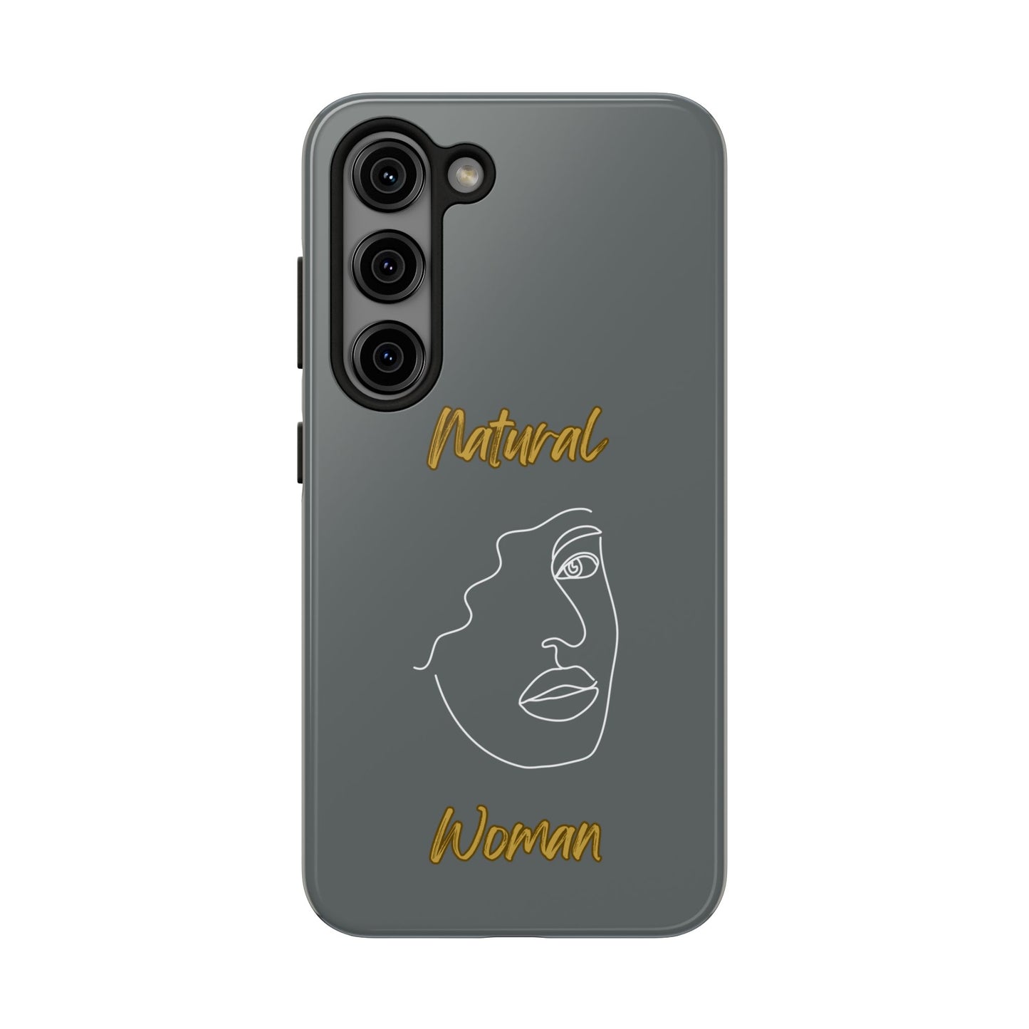 Natural Woman Peekaboo (WL)Tough Phone Cases DARK GREY