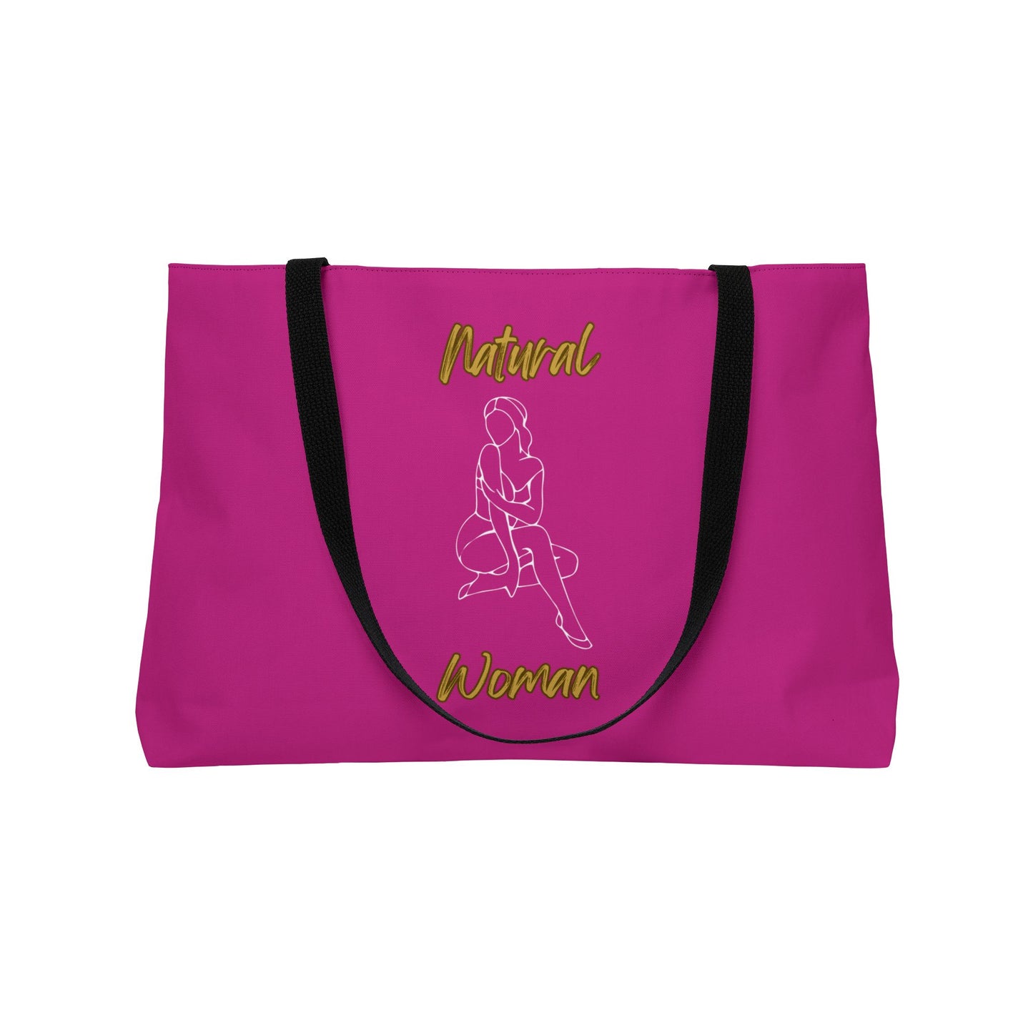 Natural Woman Shoulder Action (WL) Weekender Tote Bag PINK