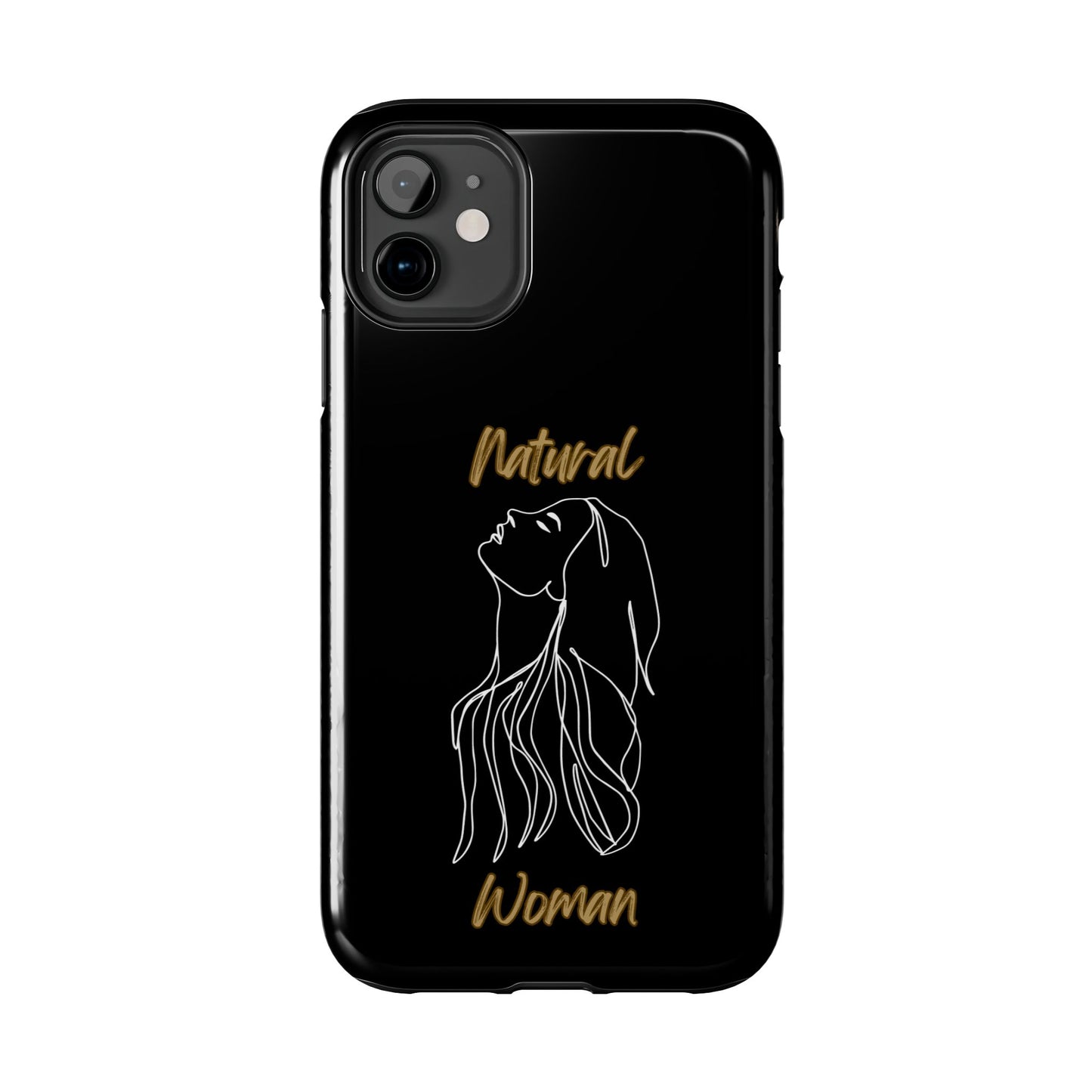 Natural Woman Appreciation (WL)Tough Phone Cases BLACK