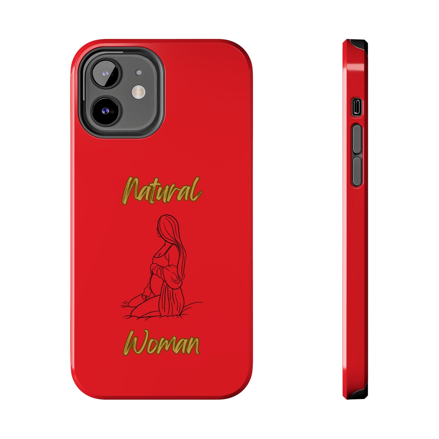 Natural Woman Expecting (BL)Tough Phone Cases RED