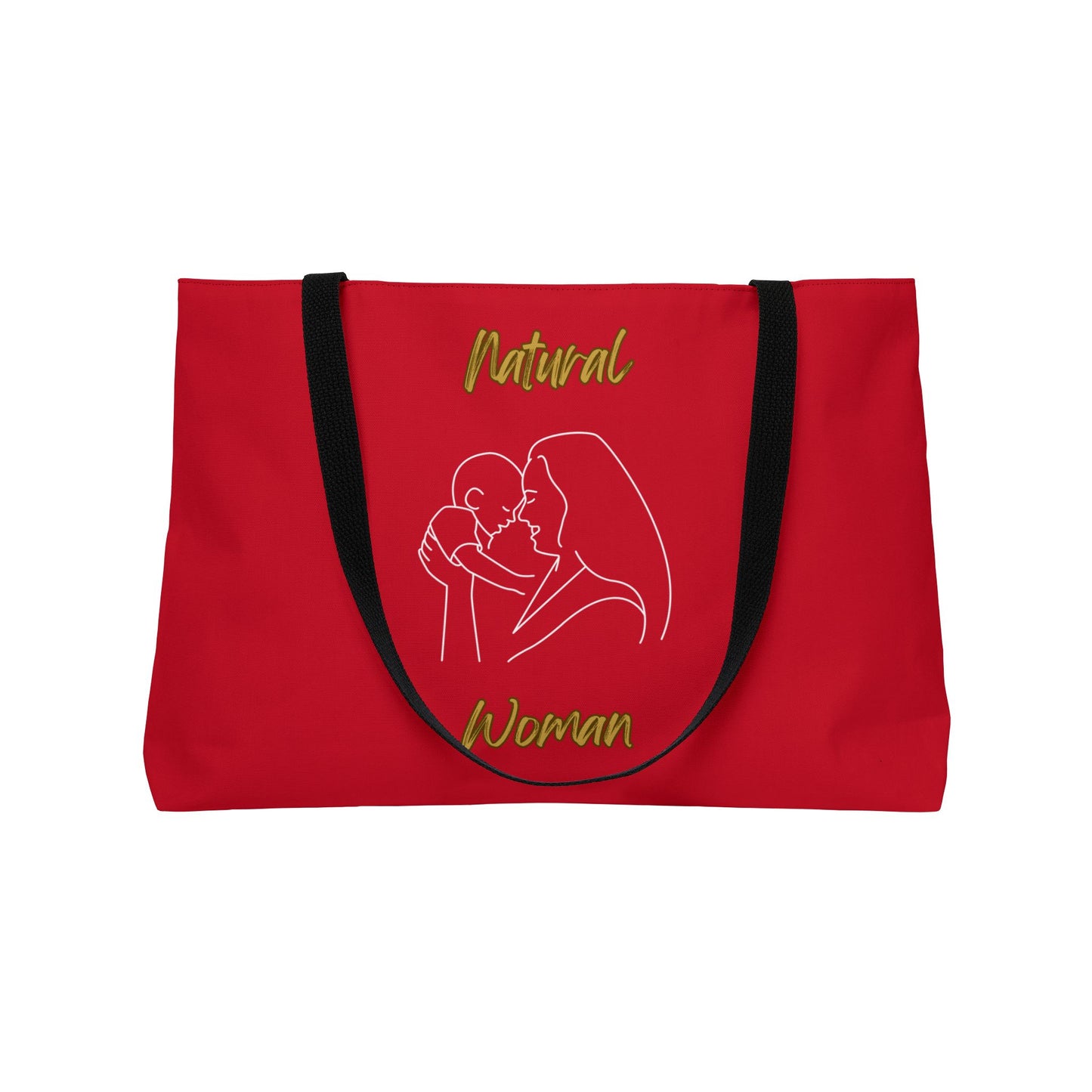 Natural Woman Joy (WL) Weekender Tote Bag DARK RED