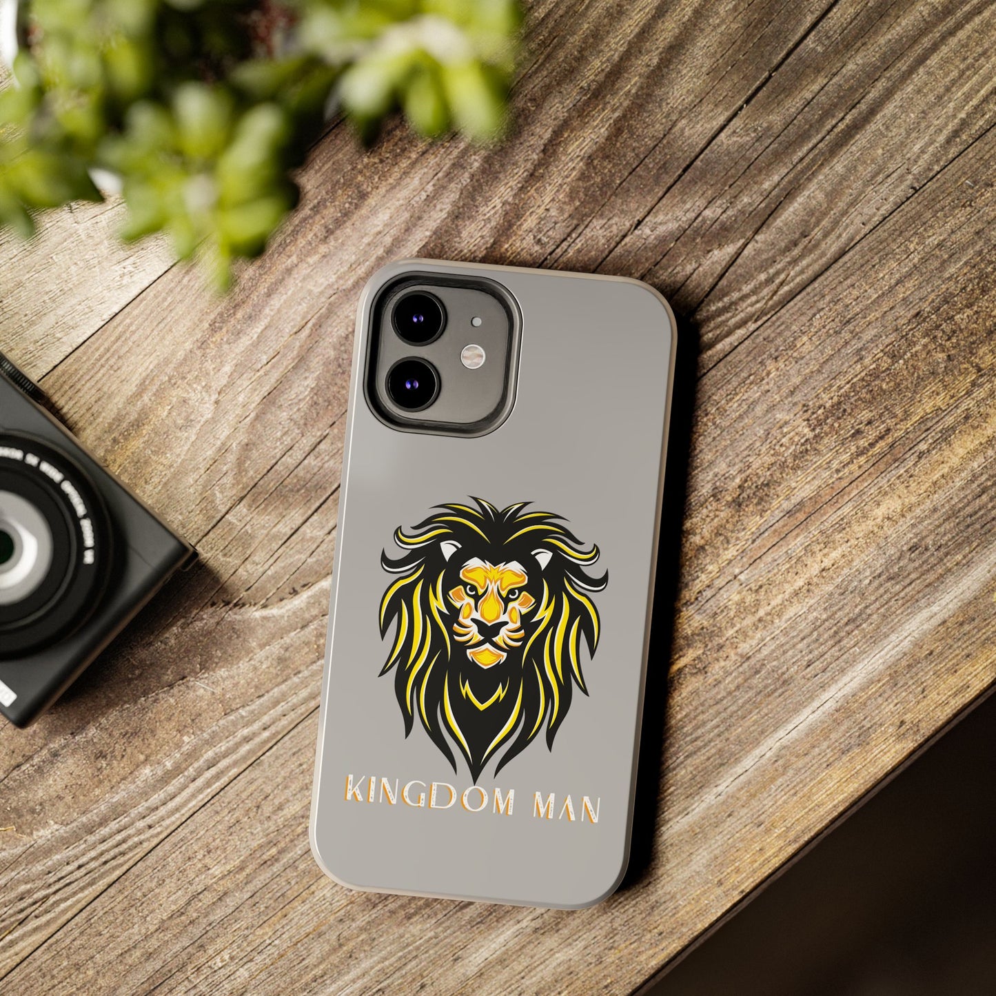 Kingdom Man (White-Gold Label) Tough Phone Case LIGHT GREY