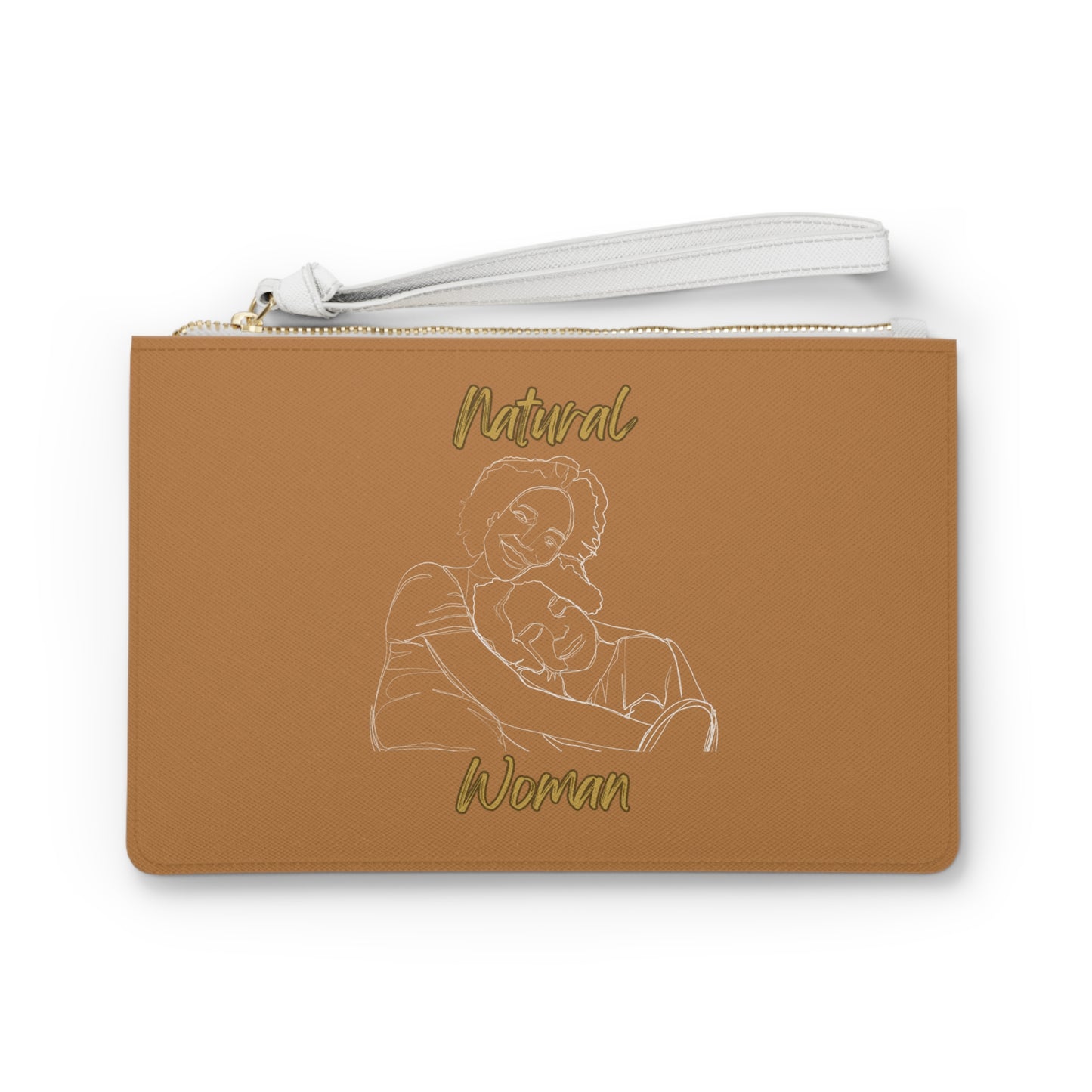 Natural Woman Loving Embrace (WL) Clutch Bag LIGHT BROWN