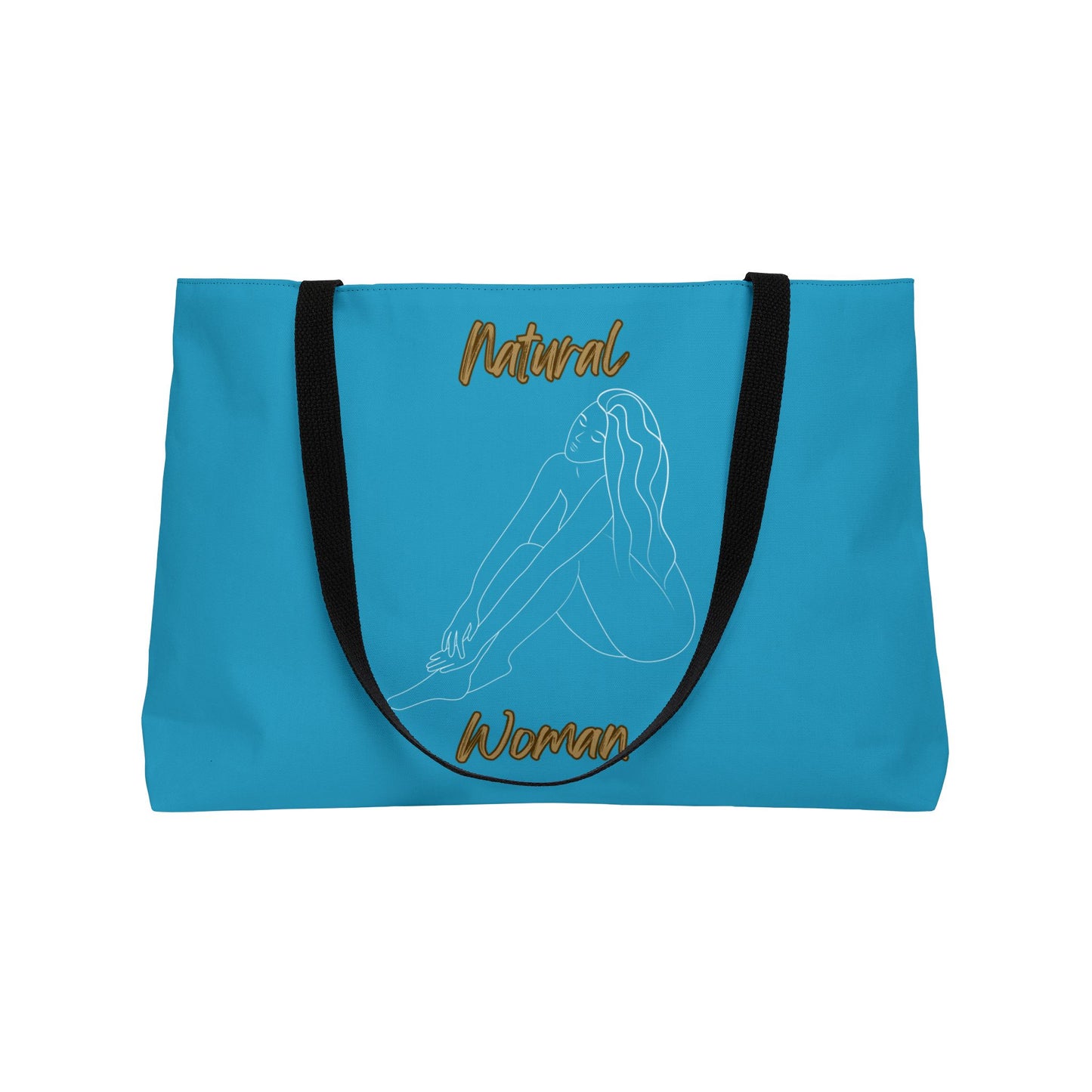 Natural Woman Beauty (WL) Weekender Tote Bag TURQUOISE