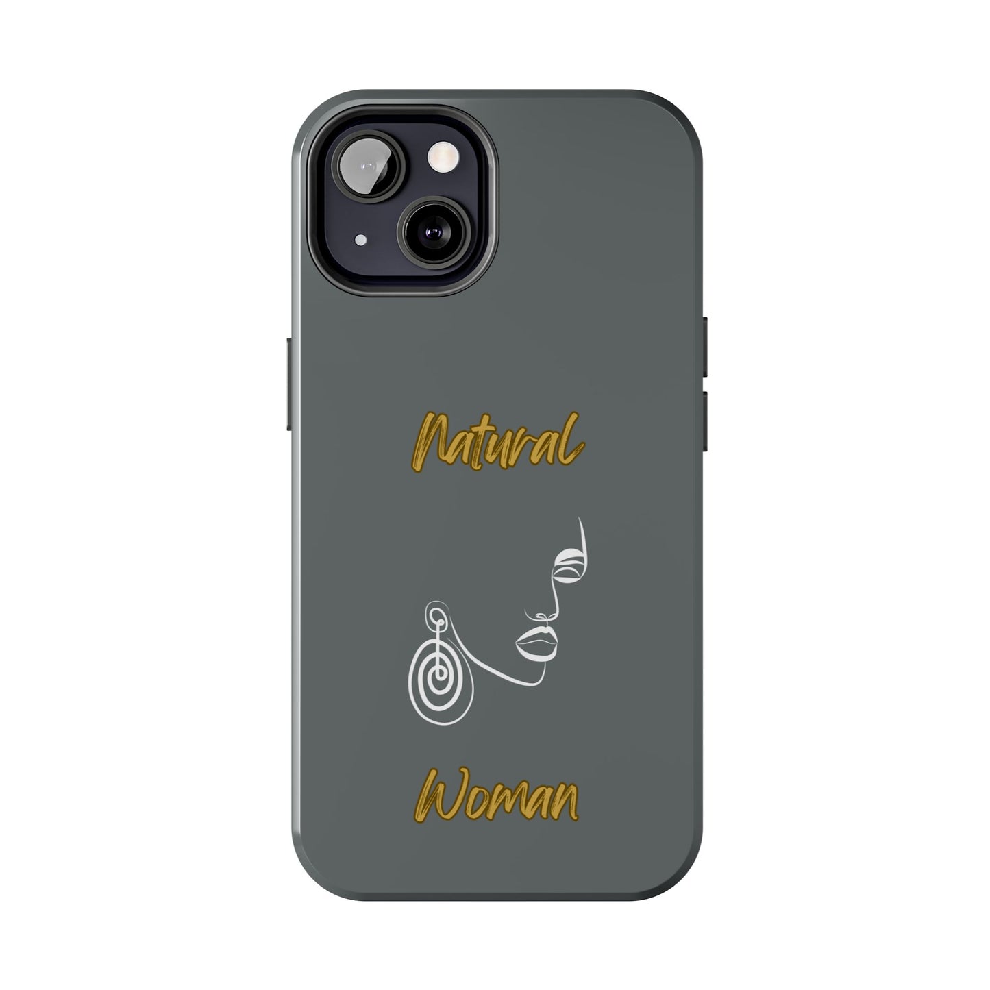 Natural Woman Music In My Soul (WL)Tough Phone Cases DARK GREY