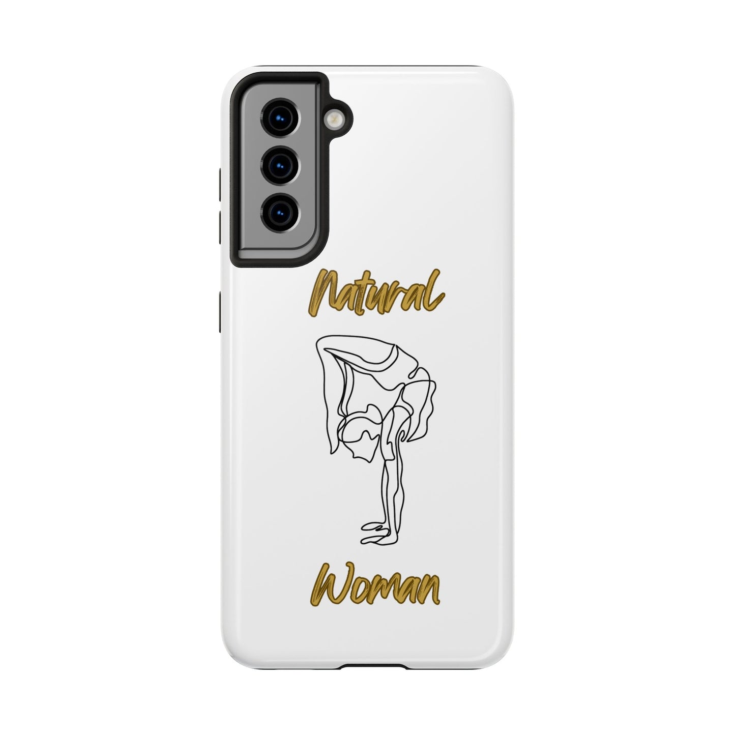 Natural Woman Flexible (BL)Tough Phone Cases WHITE