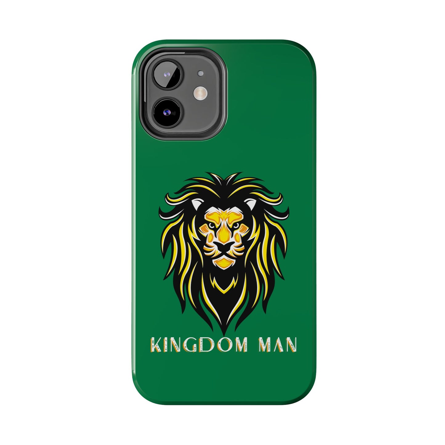 Kingdom Man (White-Gold Label) Tough Phone Case DARK GREEN