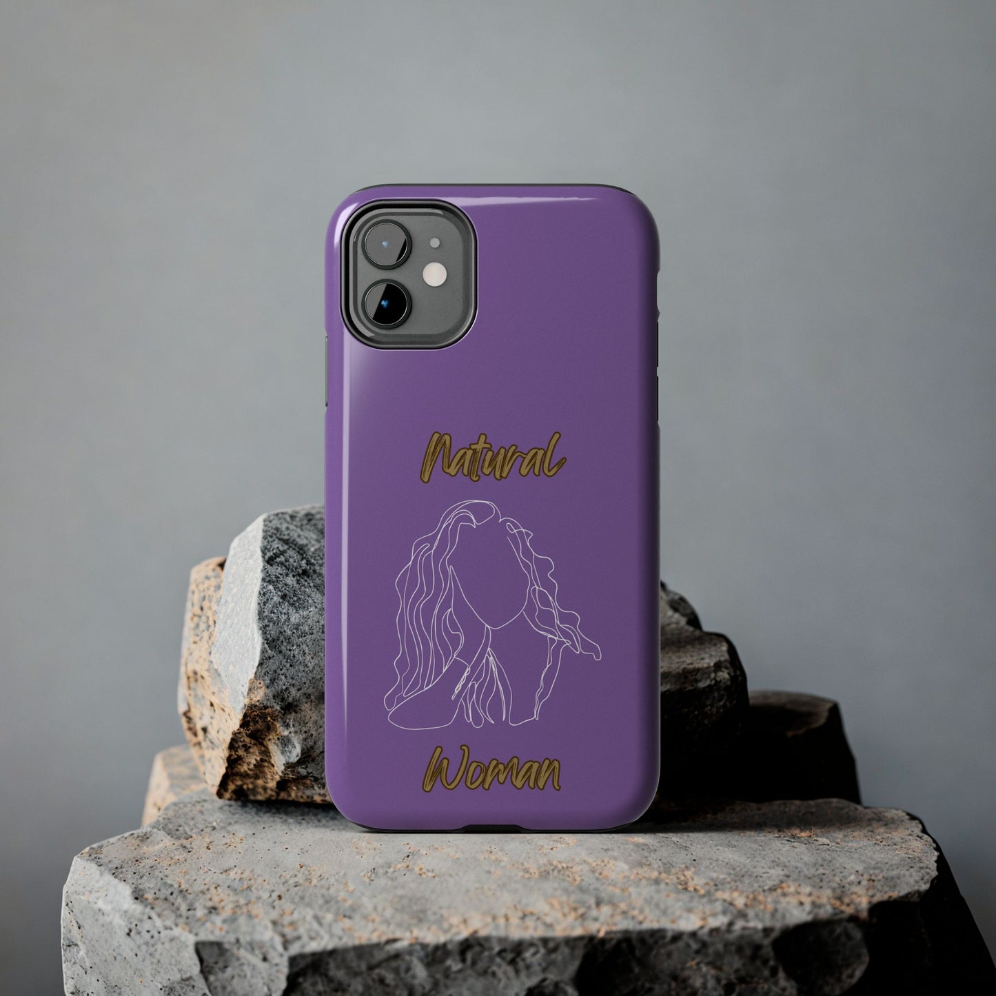 Natural Woman Relaxed (WL) Tough Phone Cases LIGHT PURPLE