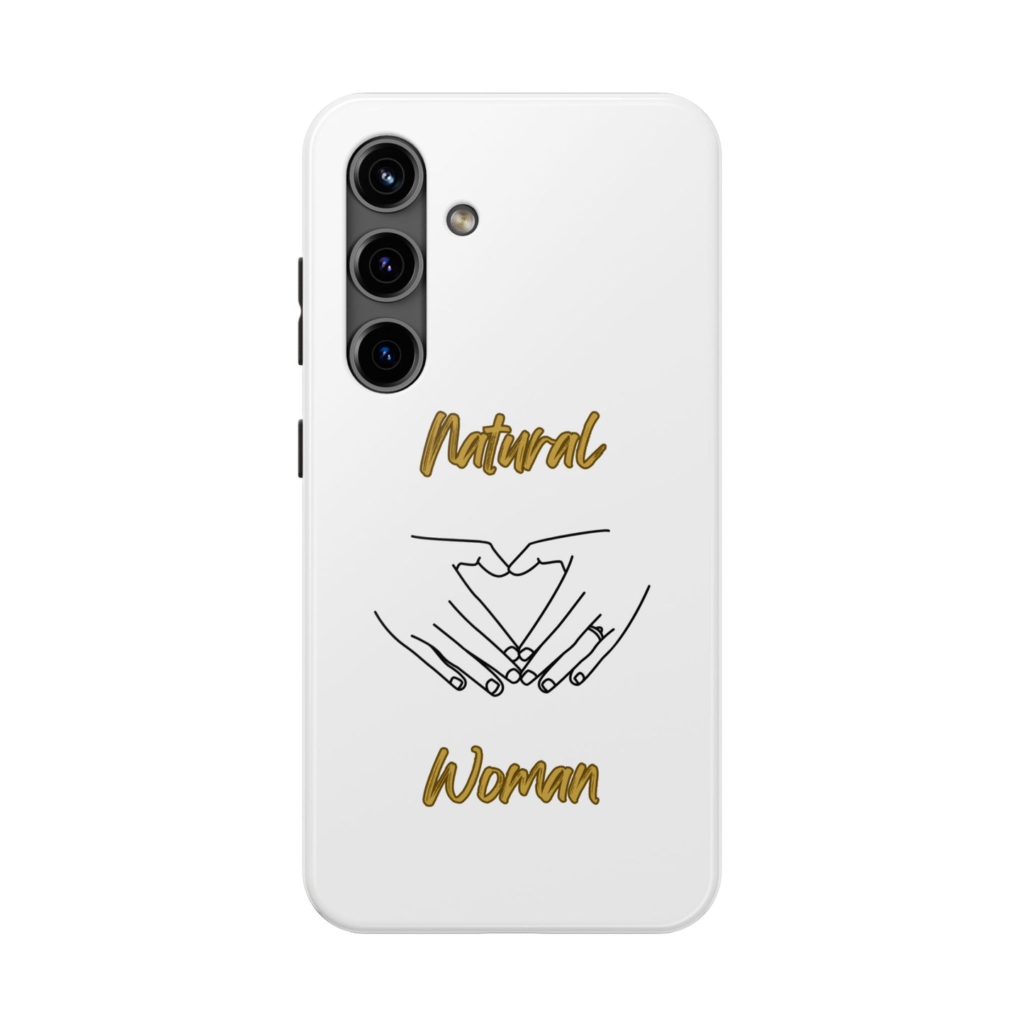 Natural Woman I Love You (BL)Tough Phone Cases WHITE
