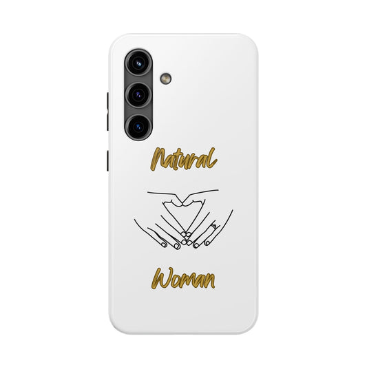 Natural Woman I Love You (BL)Tough Phone Cases WHITE