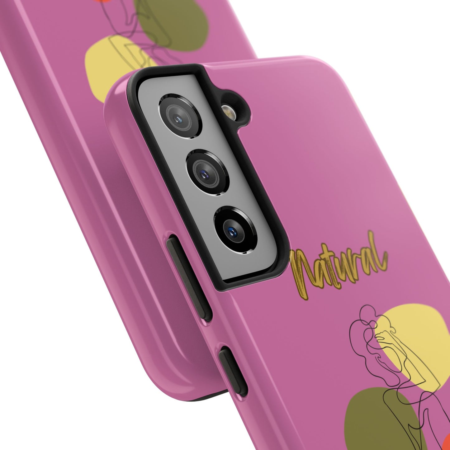 Natural Woman Colorful Pose (BL)Tough Phone Cases LIGHT PINK