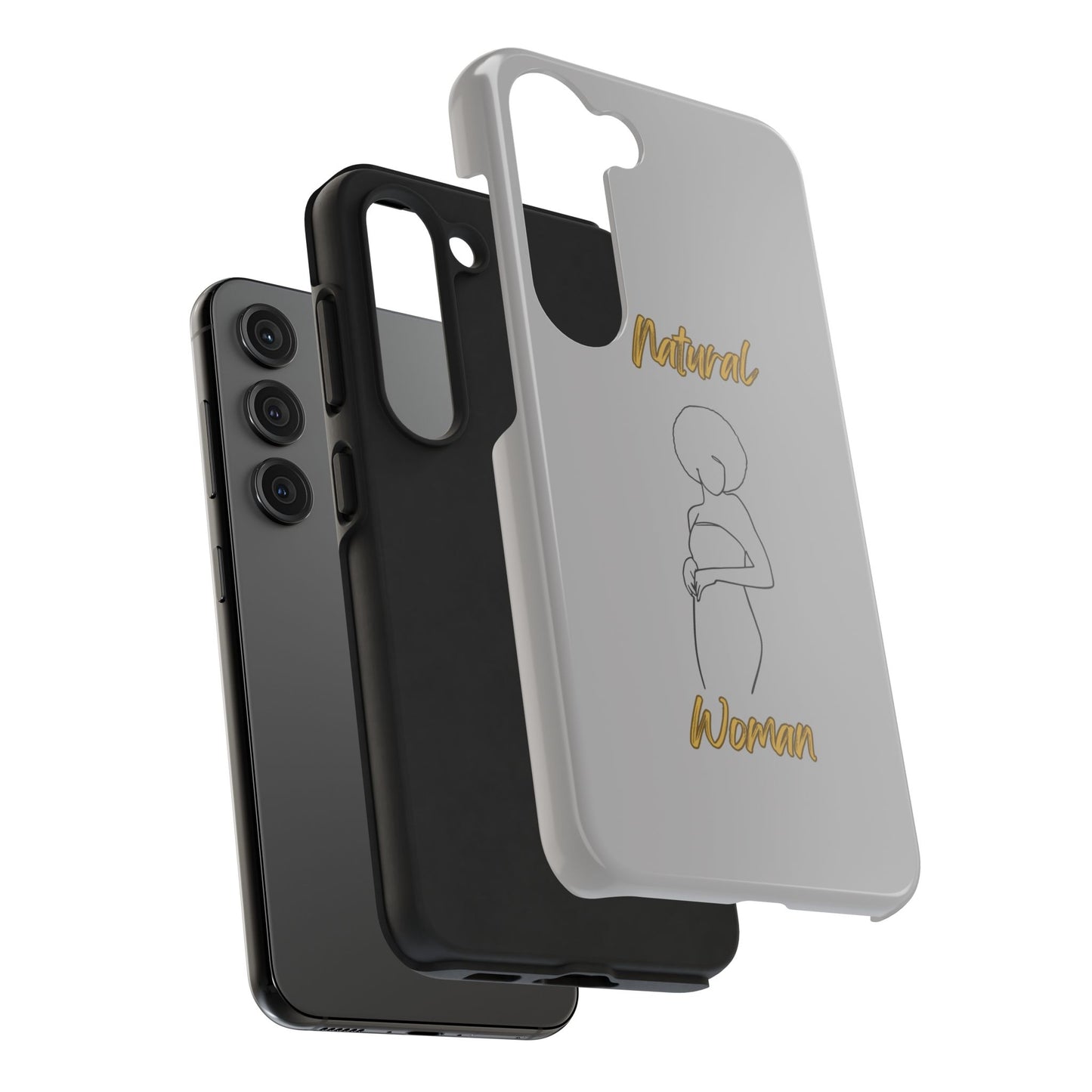 Natural Woman Sho Nuff (BL)Tough Phone Cases LIGHT GREY
