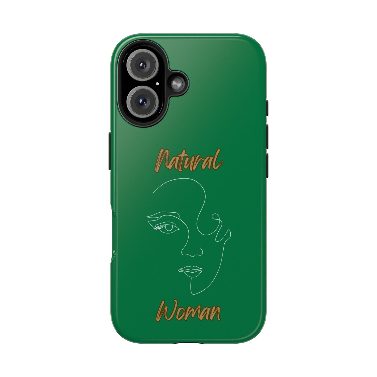 Natural Woman Looking (WL) Tough Phone Cases DARK GREEN