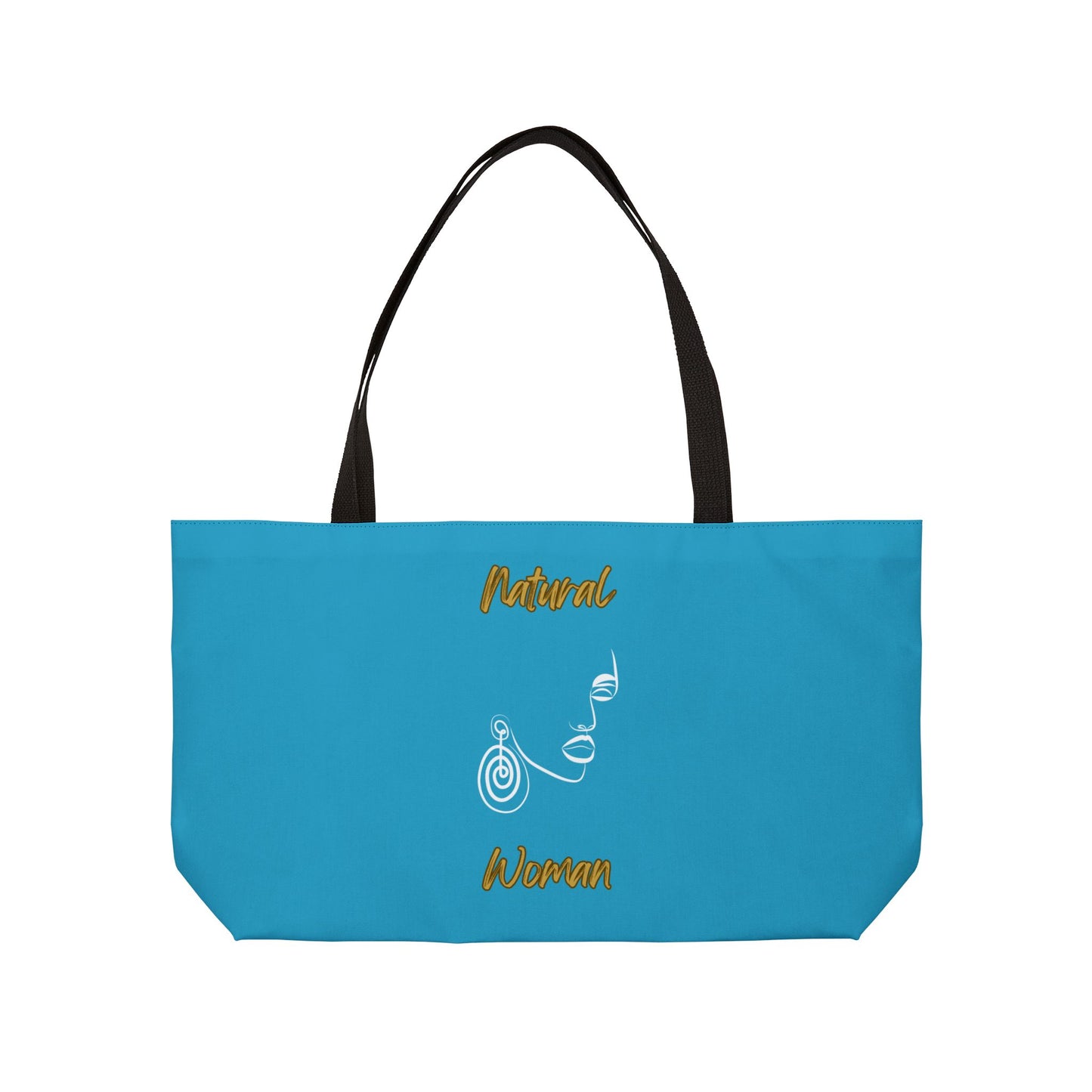Natural Woman Music In My Soul (WL) Weekender Tote Bag TURQUOISE