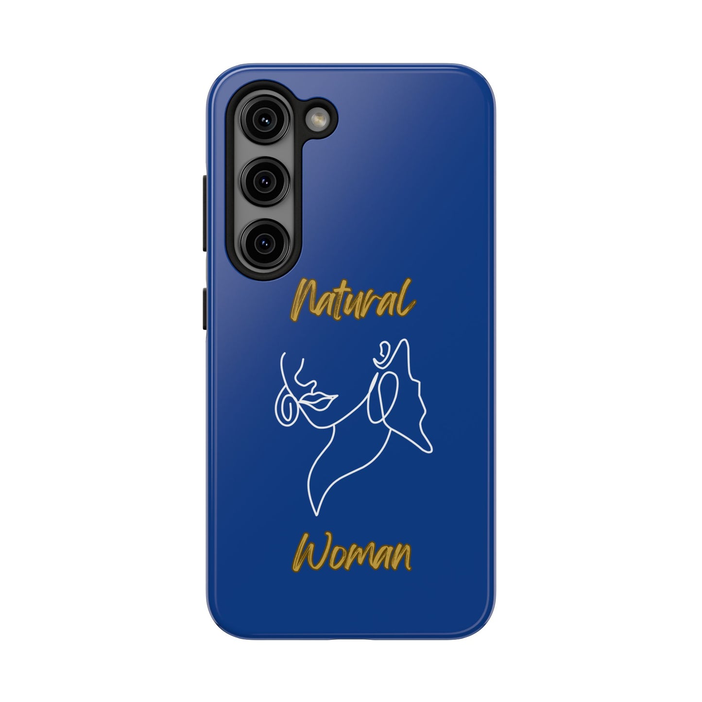 Natural Woman Lips (WL)Tough Phone Cases DARK BLUE