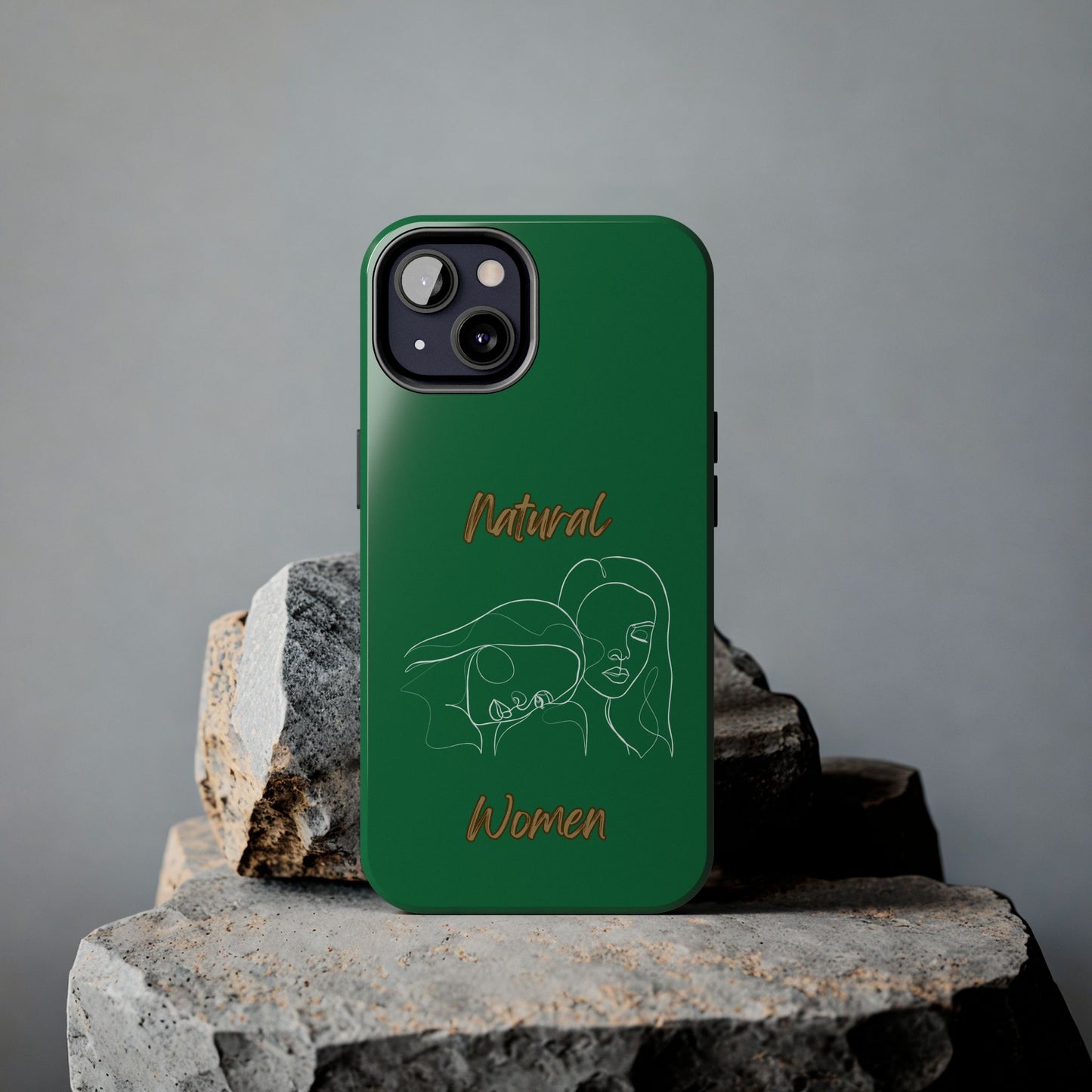 Natural Woman Sisters (WL)Tough Phone Cases DARK GREEN