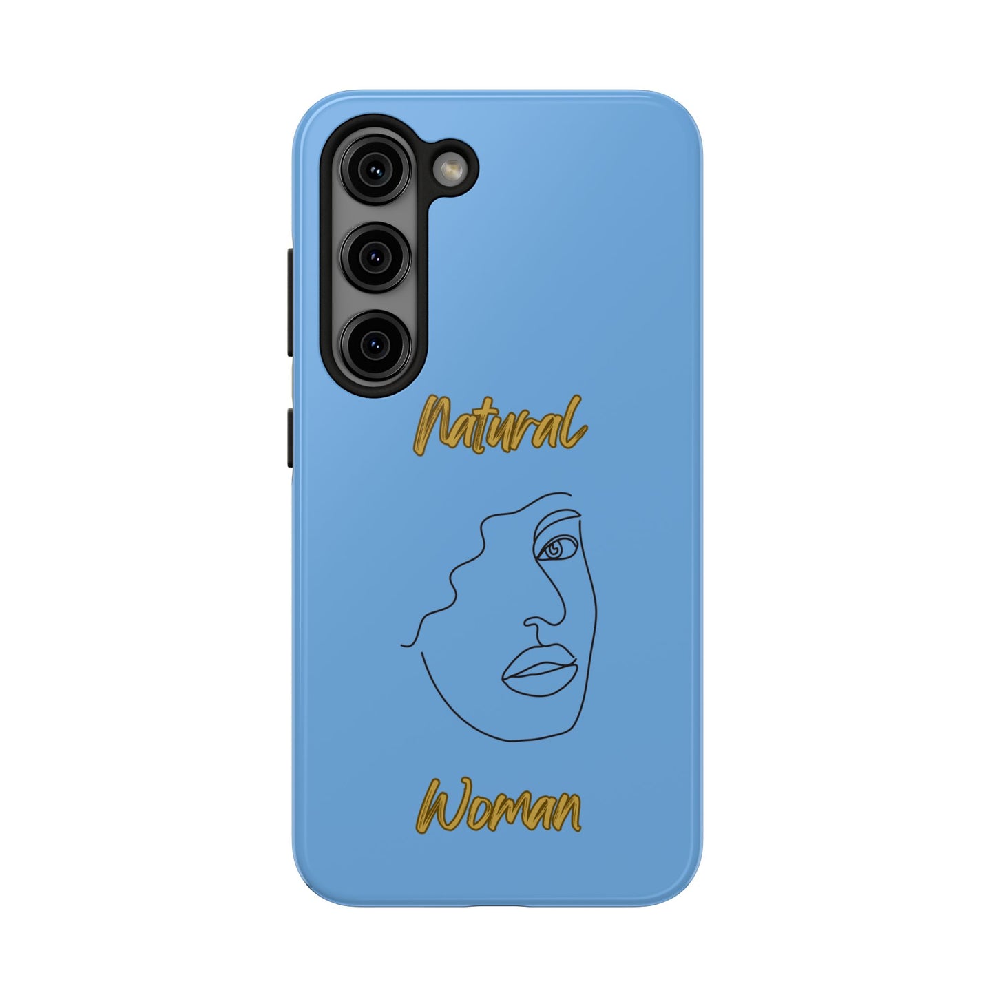 Natural Woman Peekaboo (BL)Tough Phone Cases LIGHT BLUE