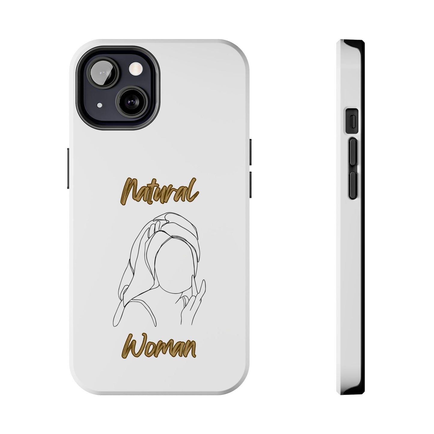 Natural Woman Towel Wrapped (BL)Tough Phone Cases WHITE
