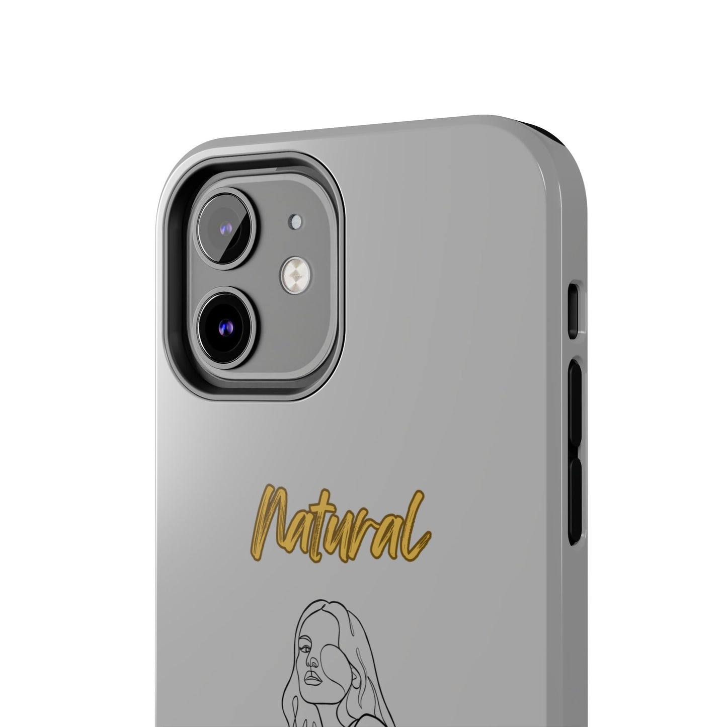 Natural Woman Care Free (BL)Tough Phone Cases LIGHT GREY
