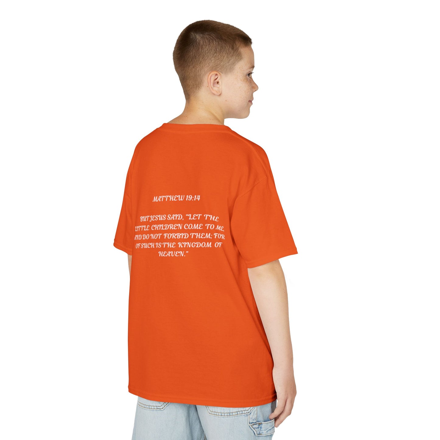 Children of the King Inspirational Kids Cotton T-Shirt (BL)