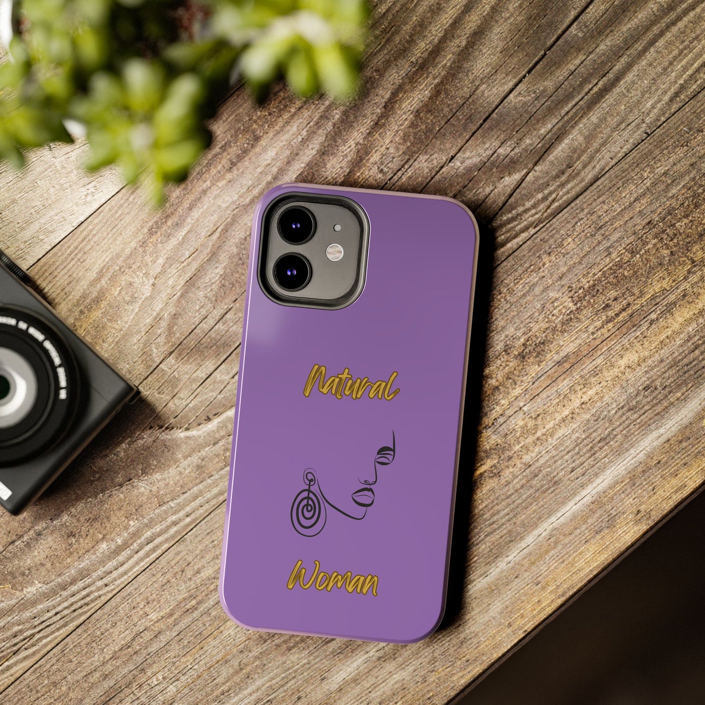 Natural Woman Music In My Soul (BL)Tough Phone Cases LIGHT PURPLE