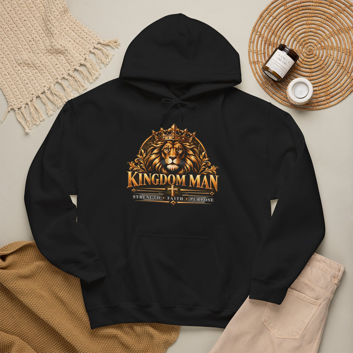 Kingdom Man Crowned Lion Hoodie