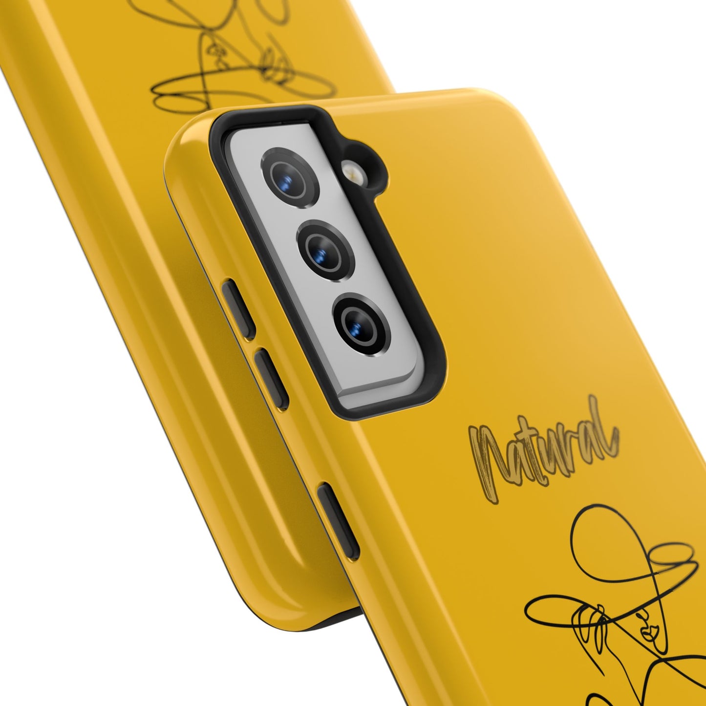Natural Woman An Original (BL)Tough Phone Cases YELLOW