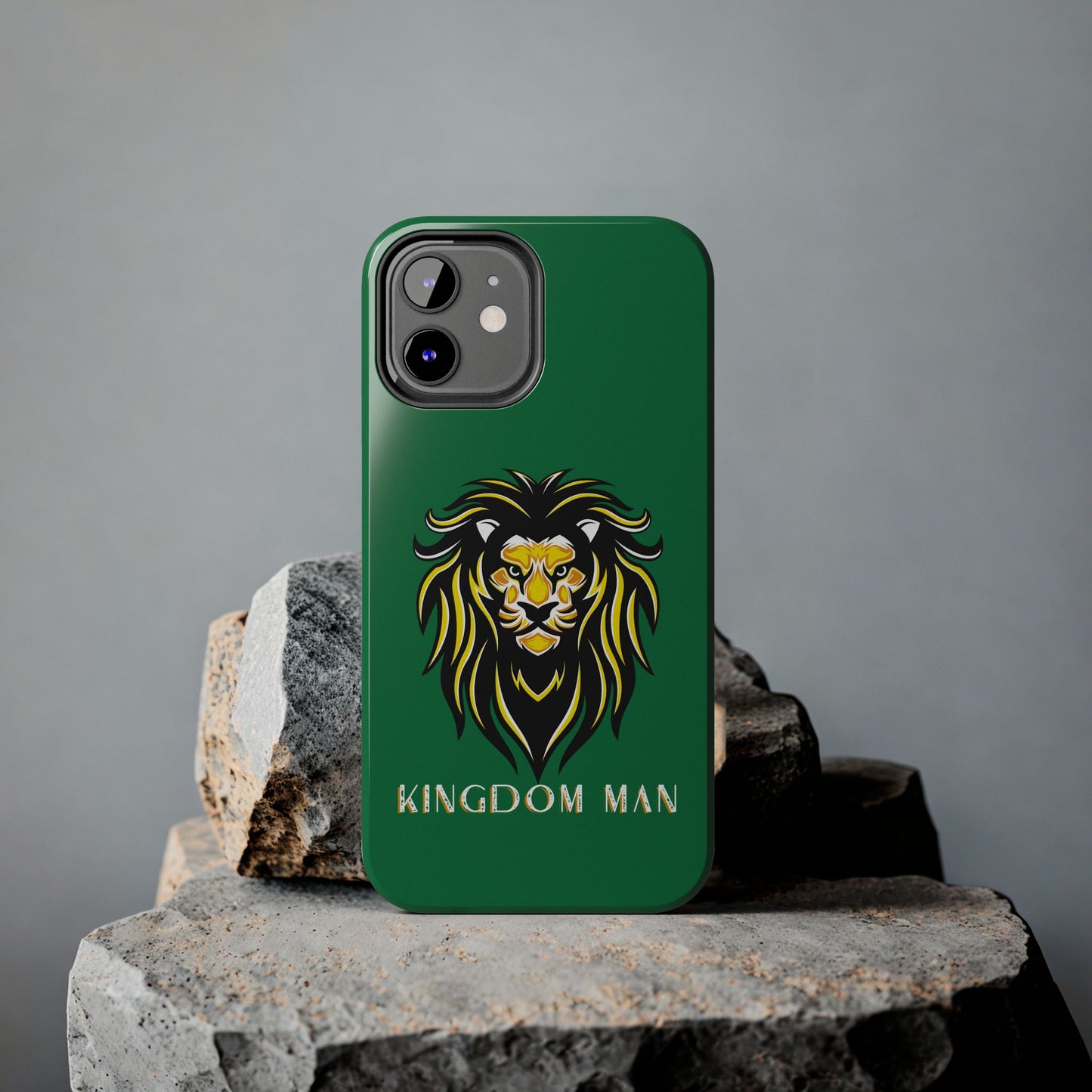 Kingdom Man (White-Gold Label) Tough Phone Case DARK GREEN