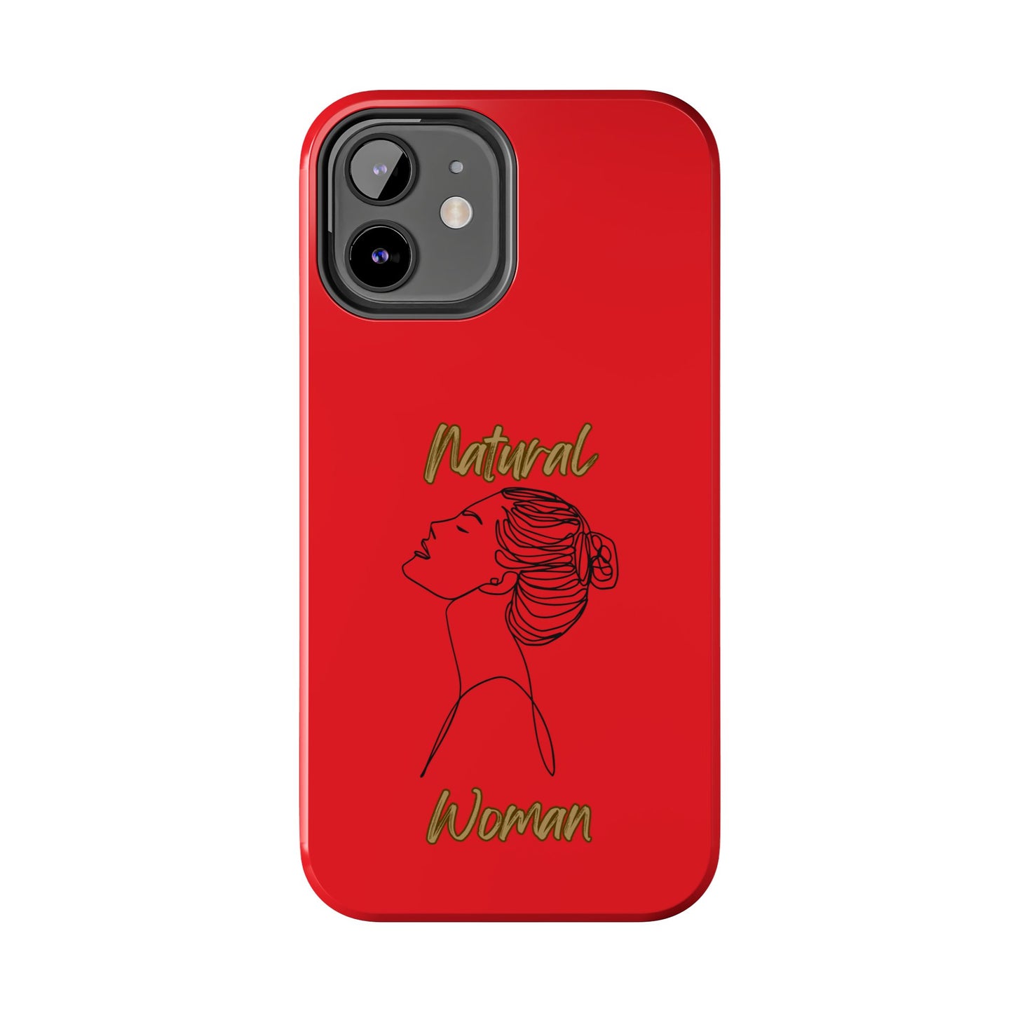 Natural Woman Wet Bun (BL) Tough Phone Cases RED