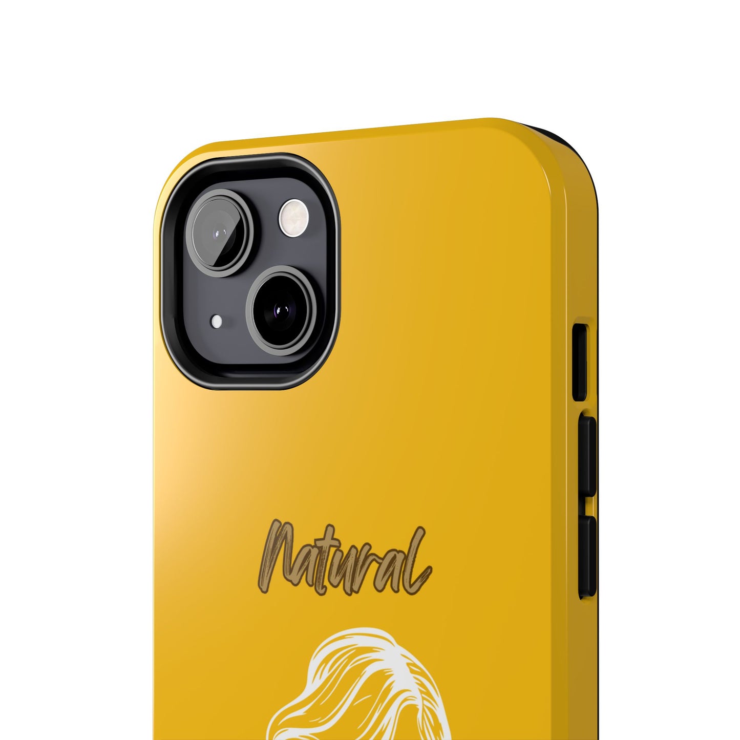 Natural Woman Long Curl (WL)Tough Phone Cases YELLOW