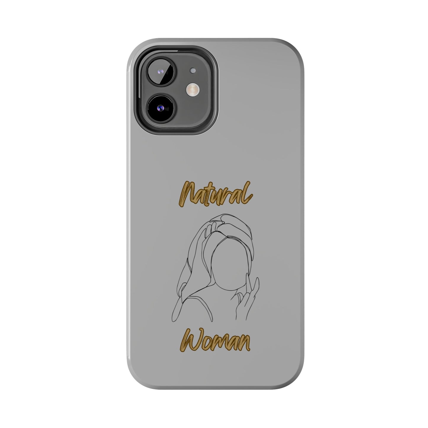 Natural Woman Towel Wrapped (BL)Tough Phone Cases LIGHT GREY