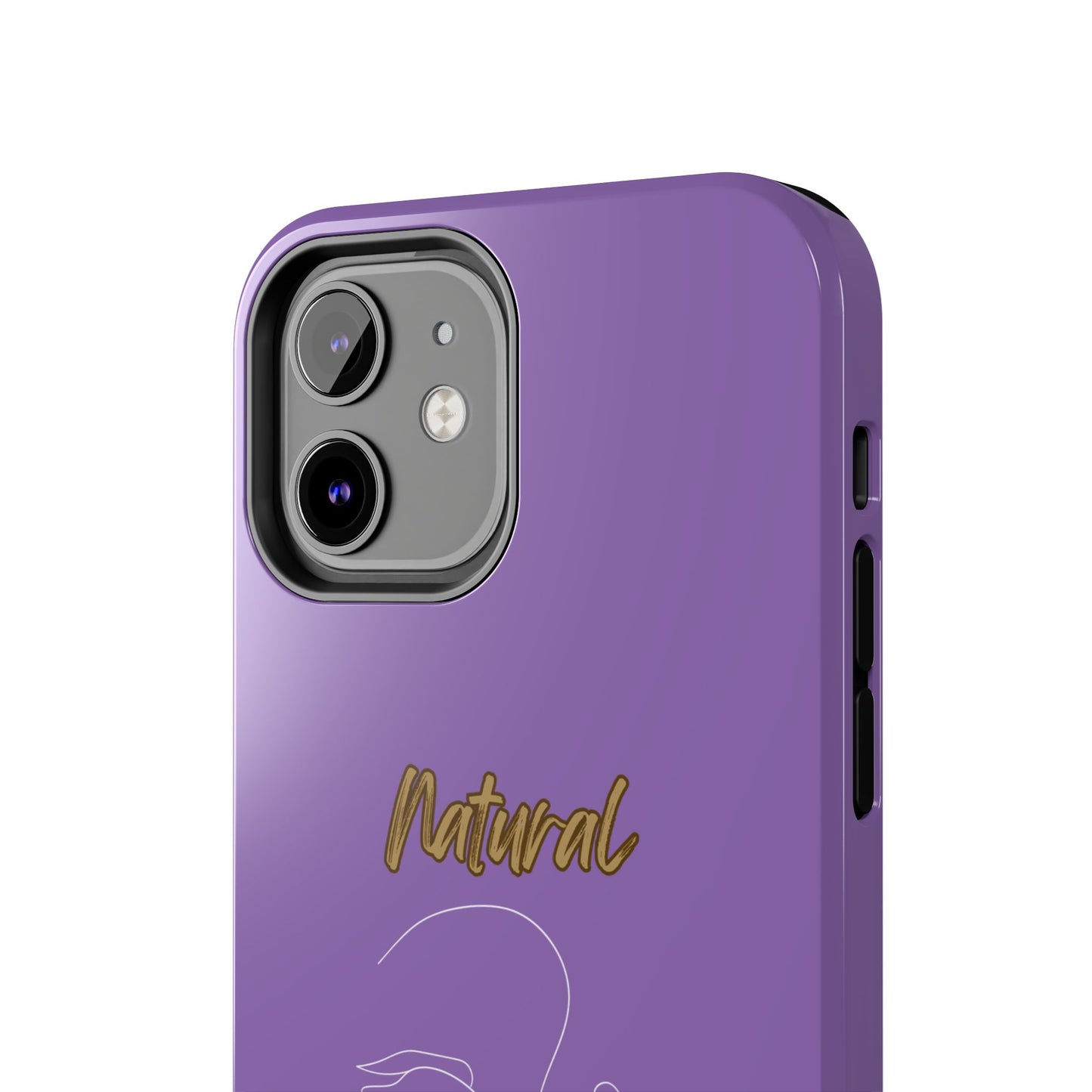 Natural Woman Looking (WL)Tough Phone Cases LIGHT PURPLE
