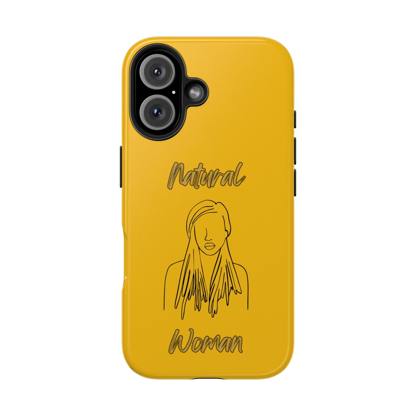 Natural Woman Content (BL)Tough Phone Cases YELLOW