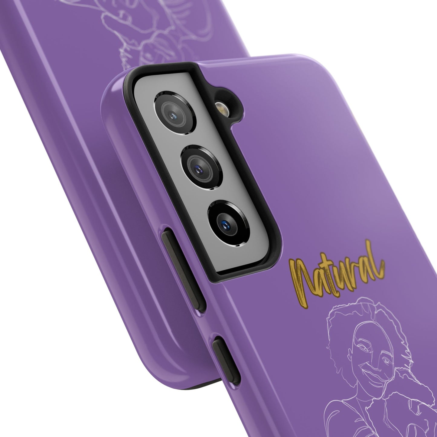 Natural Woman Loving Embrace (WL)Tough Phone Cases LIGHT PURPLE