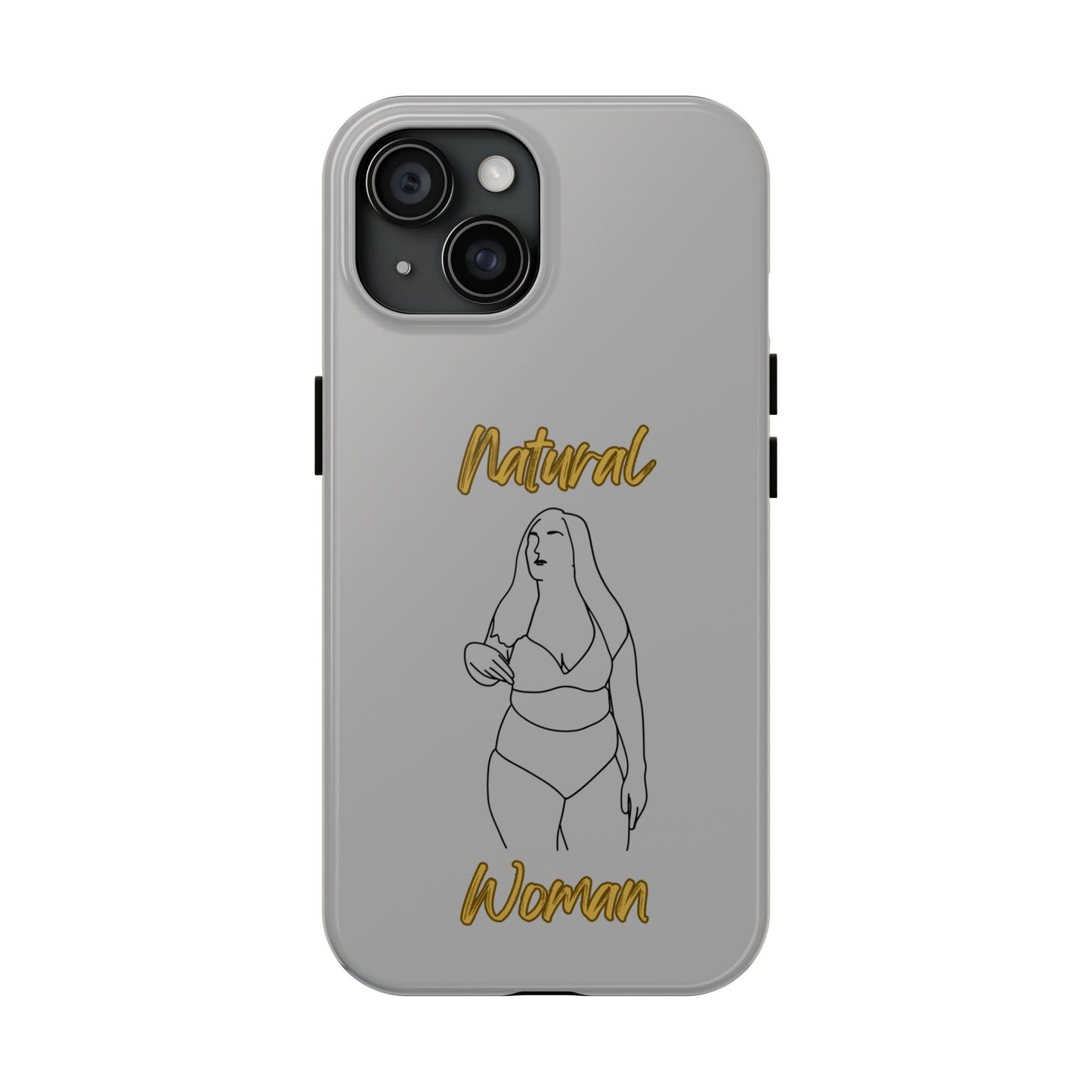 Natural Woman Full Beauty (BL)Tough Phone Cases LIGHT GREY