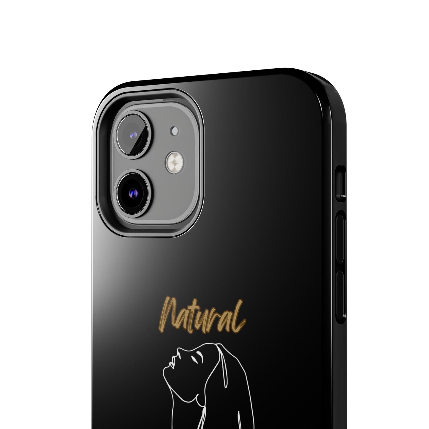 Natural Woman Appreciation (WL)Tough Phone Cases BLACK