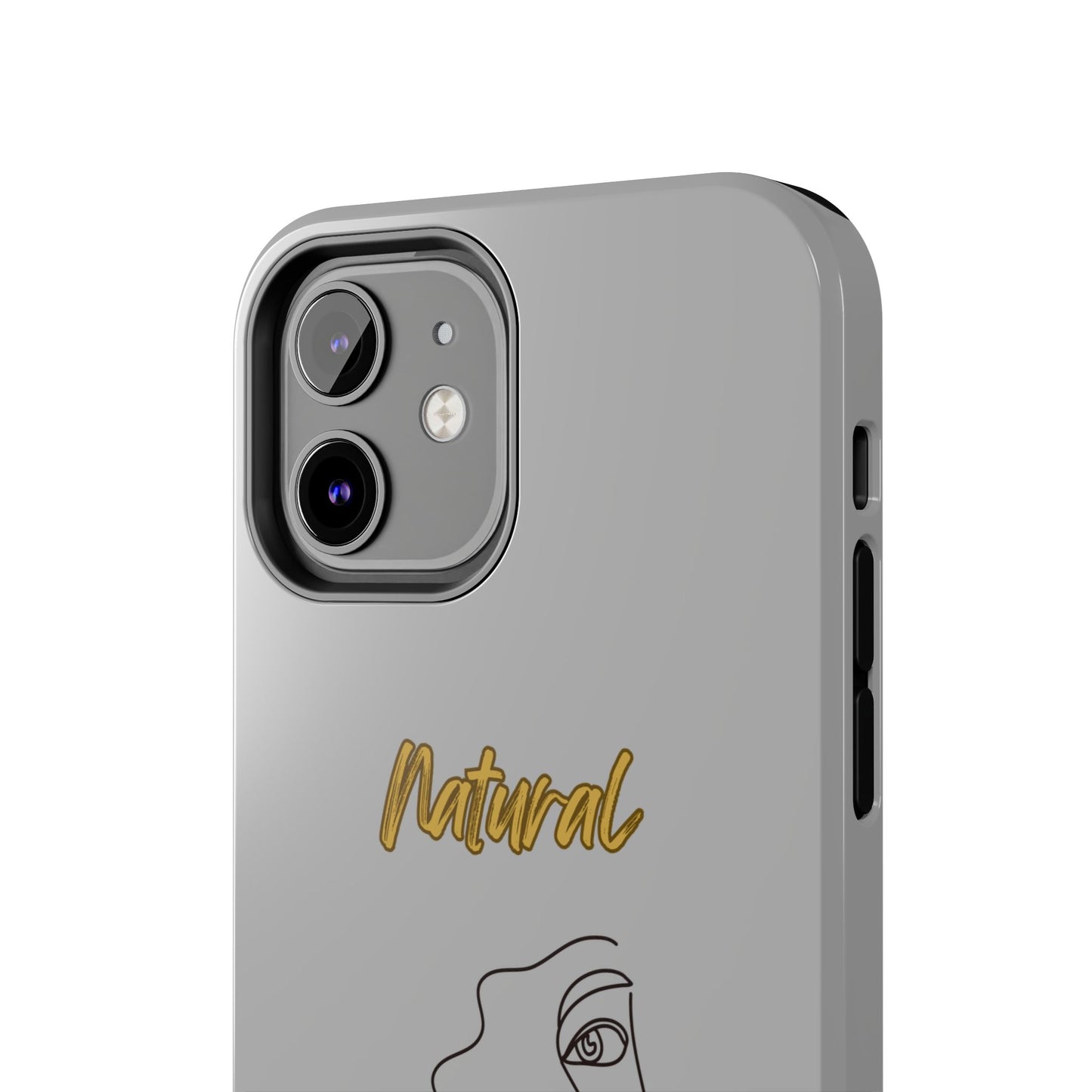 Natural Woman Peekaboo (BL)Tough Phone Cases LIGHT GREY