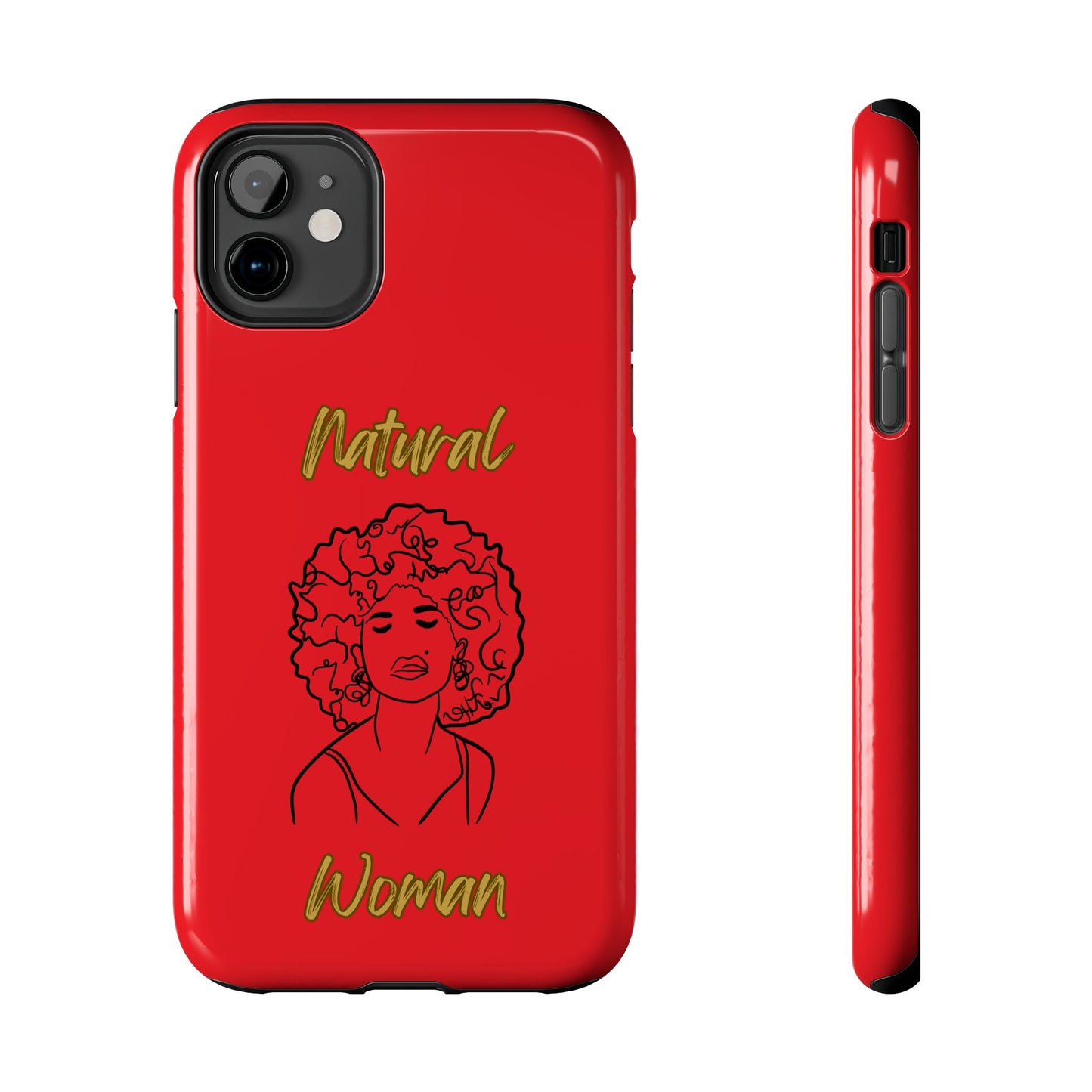 Natural Woman All About Me (BL)Tough Phone Cases RED