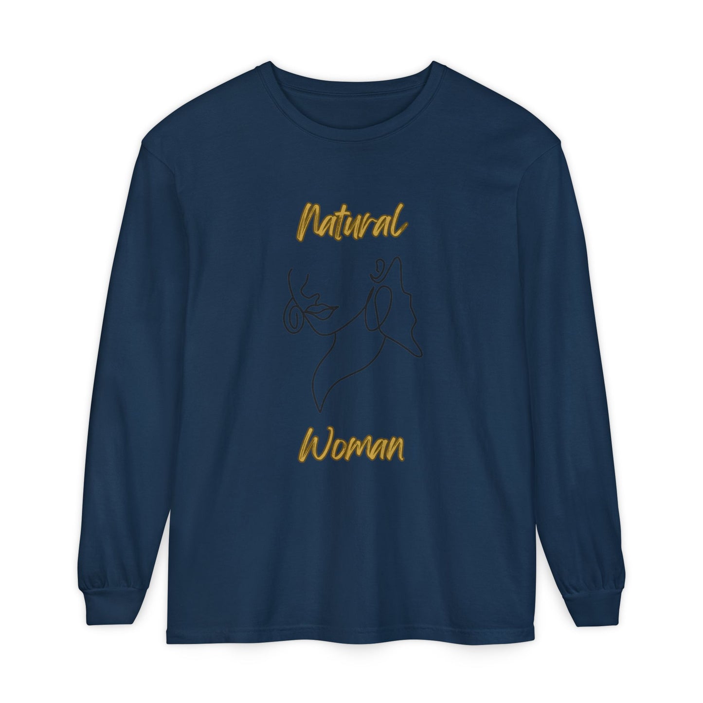 Natural Woman Lips (BL) Long Sleeve T-Shirt