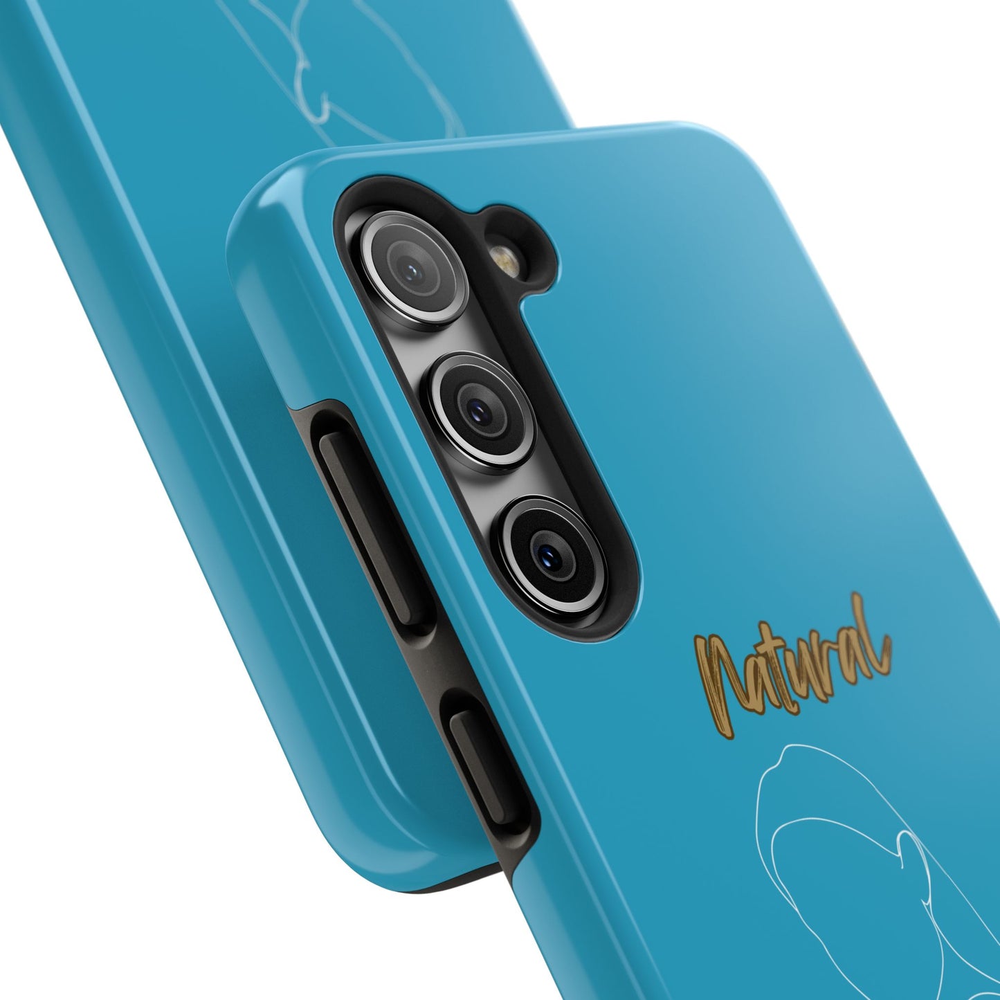 Natural Woman Tilted Look (WL) Tough Phone Cases TURQUOISE