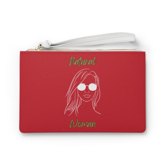 Natural Woman Shades (WL) Clutch Bag DARK RED