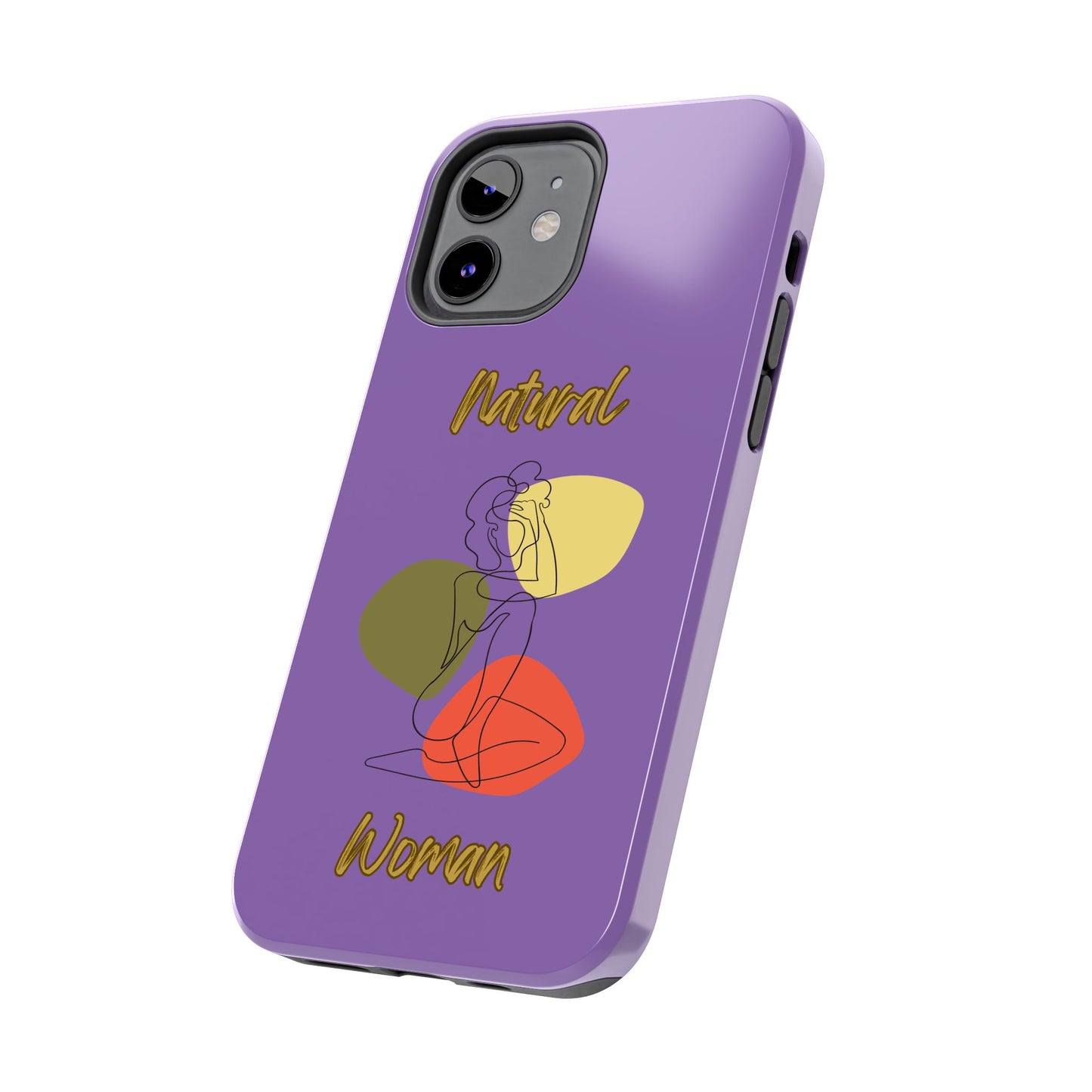 Natural Woman Colorful Pose (BL)Tough Phone Cases LIGHT PURPLE