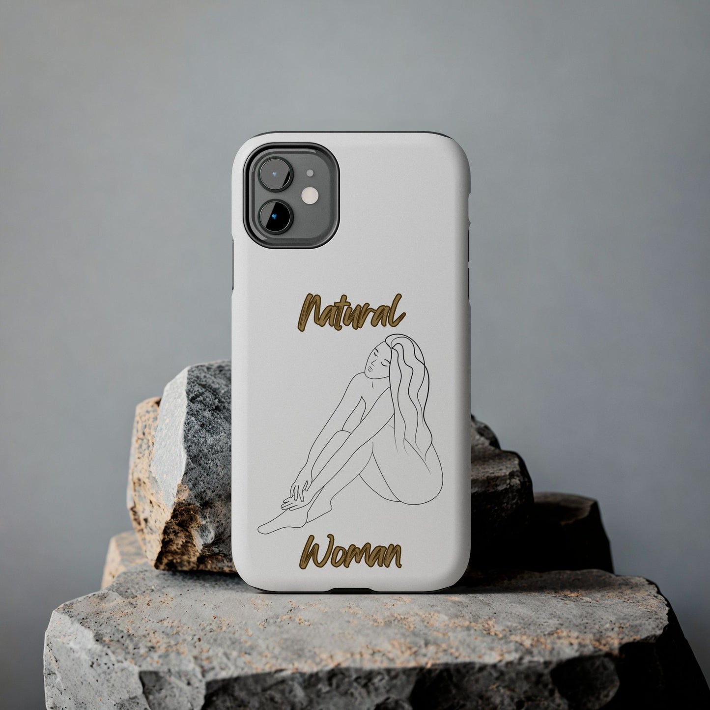 Natural Woman Beauty (BL) Tough Phone Cases WHITE