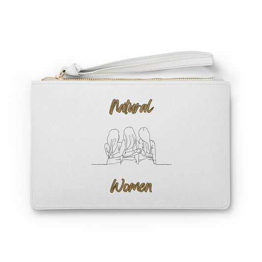 Natural Women Loving Friends (BL) Clutch Bag WHITE