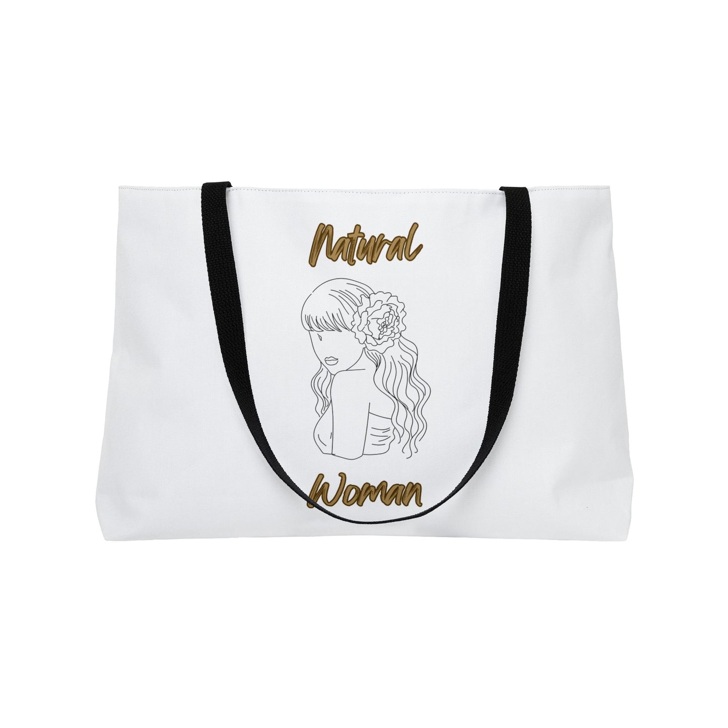 Natural Woman Newness (BL) Weekender Tote Bag WHITE