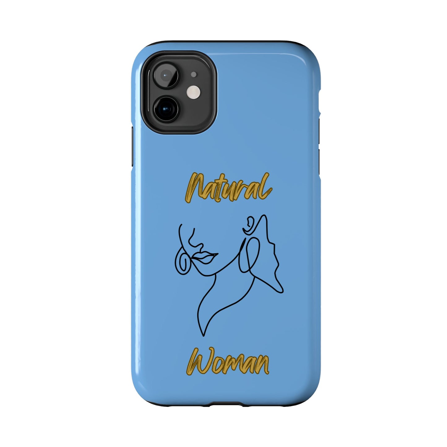 Natural Woman Lips (BL)Tough Phone Cases LIGHT BLUE