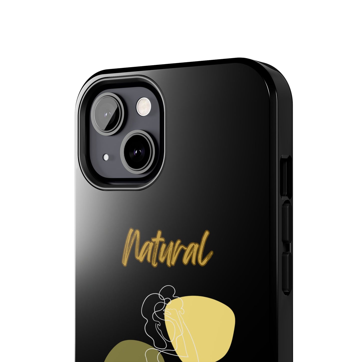 Natural Woman Colorful Pose (WL)Tough Phone Cases BLACK